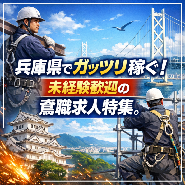 兵庫県でガッツリ稼ぐ！未経験歓迎の鳶職求人特集。