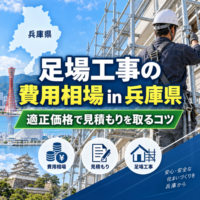 足場工事の費用相場in兵庫県｜適正価格で見積もりを取るコツ